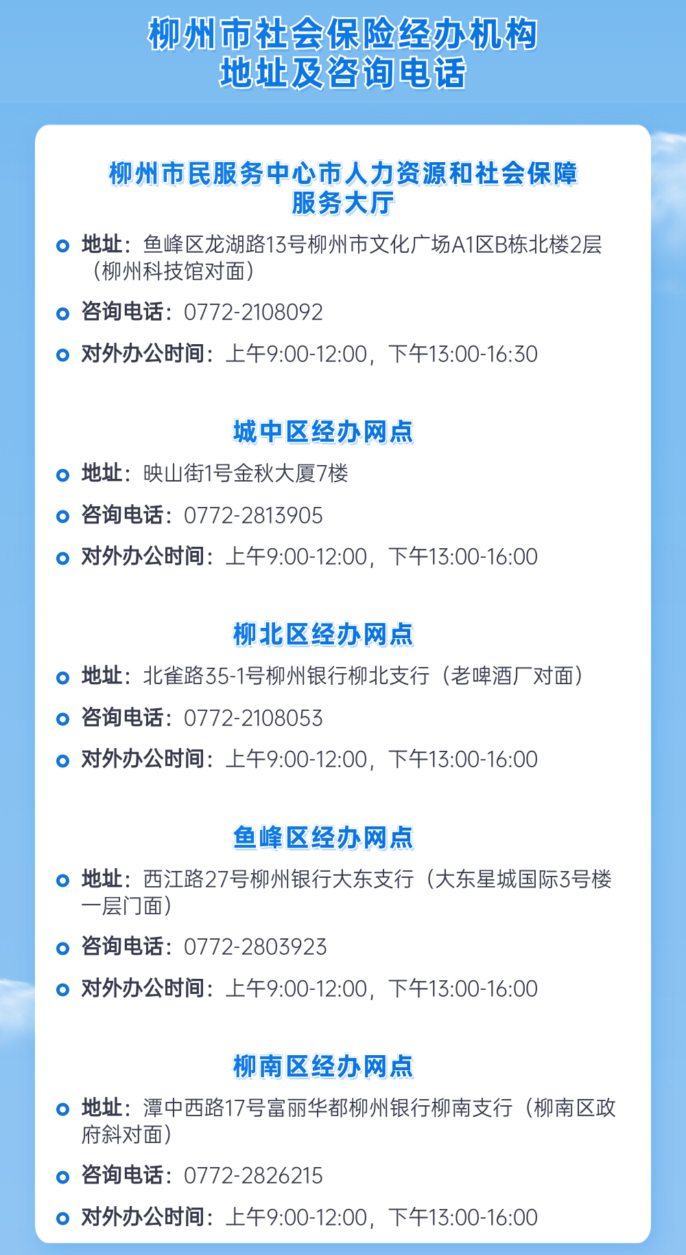 柳北區(qū)科技局等最新招聘信息