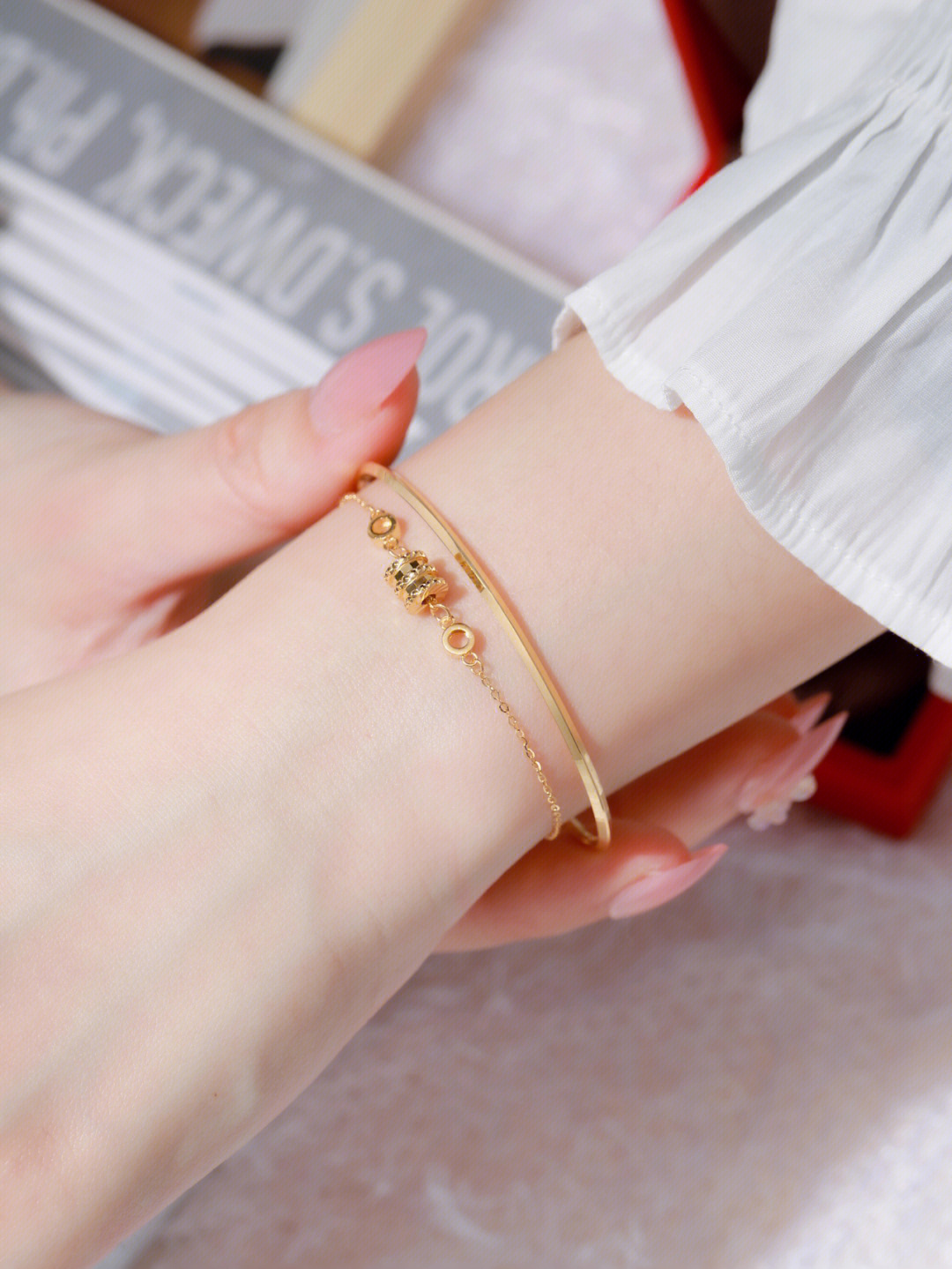 黃金手鐲最新款，疊加魅力與時(shí)尚潮流