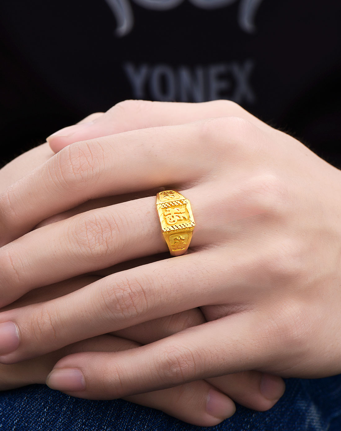 男士黃金戒指新款，時(shí)尚與品味的極致交融